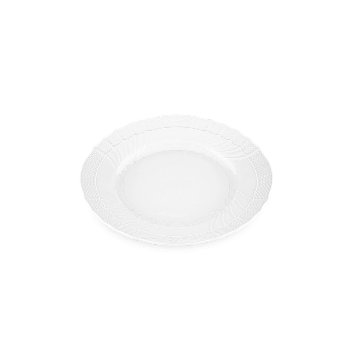 Ginori 1735 Vecchio Ginori Flat Plate, White, view 2