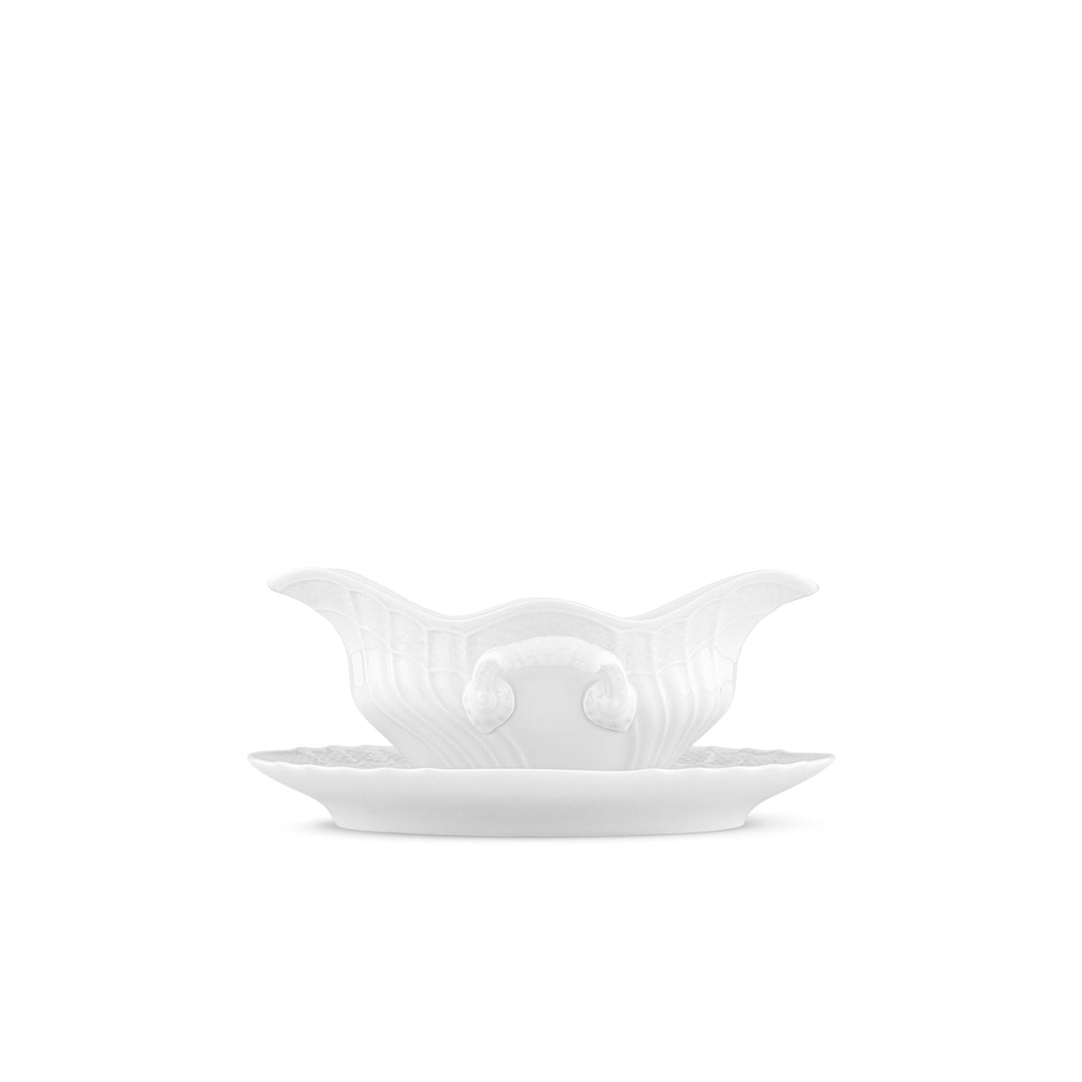 Ginori 1735 Vecchio Ginori Gravy Boat, White, view 3