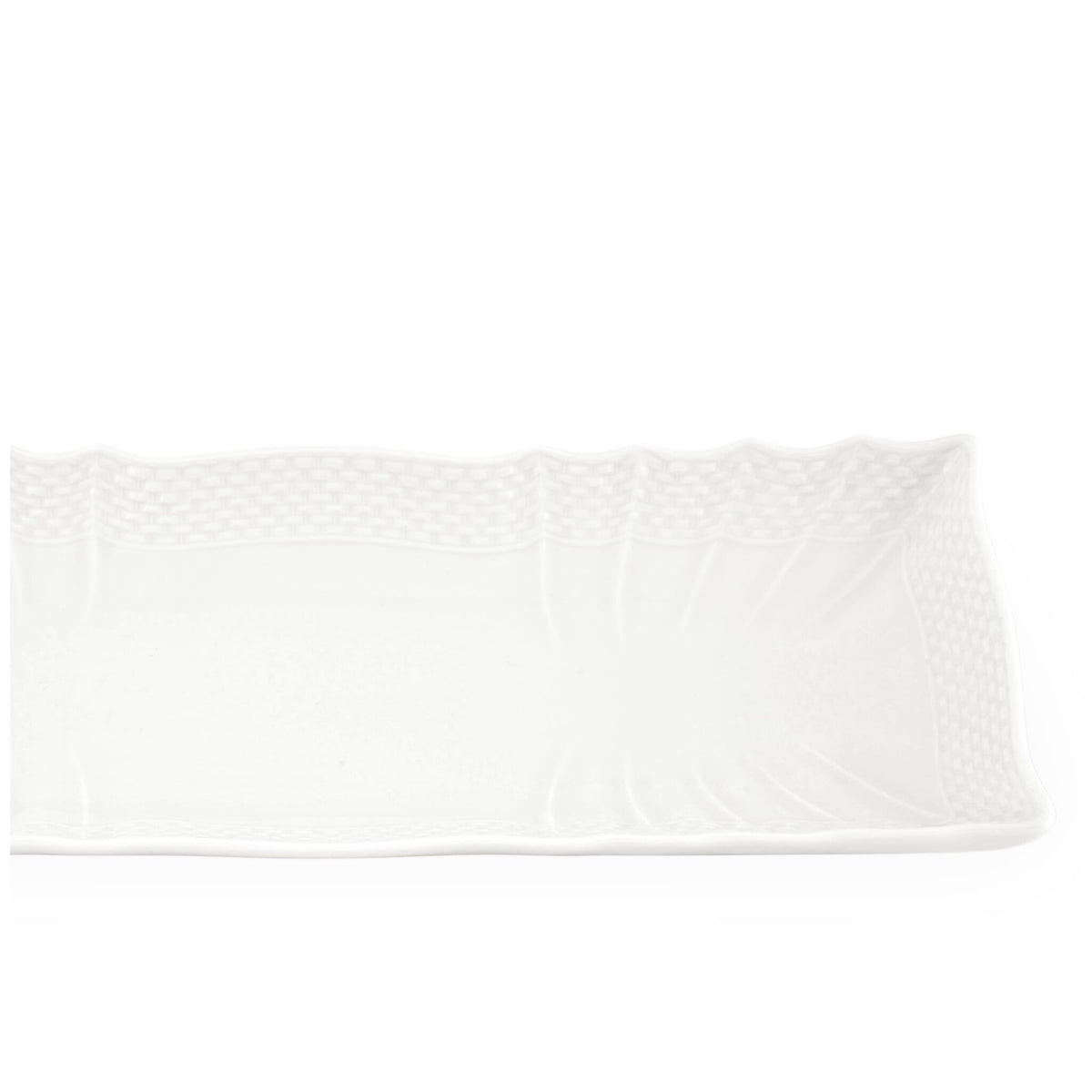 Ginori 1735 Vecchio Ginori Large Rectangular Platter, White, view 3