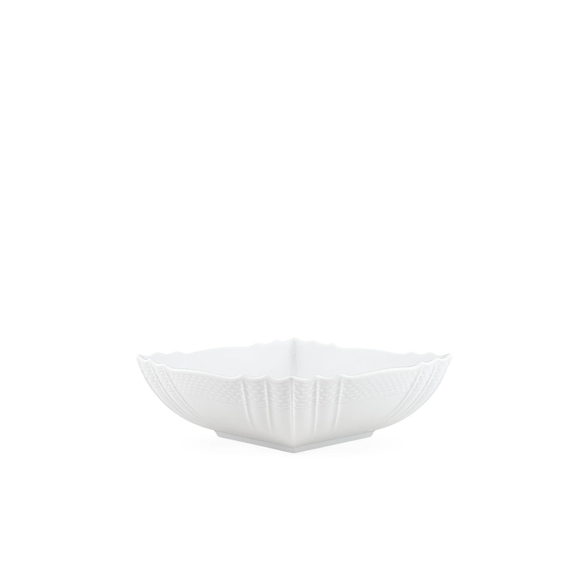 Ginori 1735 Vecchio Ginori Square Bowl, White, view 2