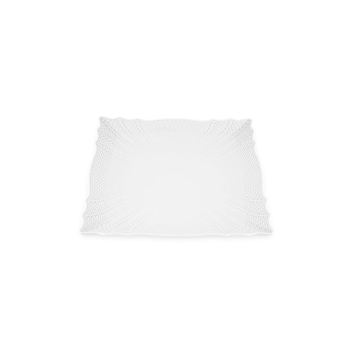 Ginori 1735 Vecchio Ginori Square Charger Plate, White, view 2