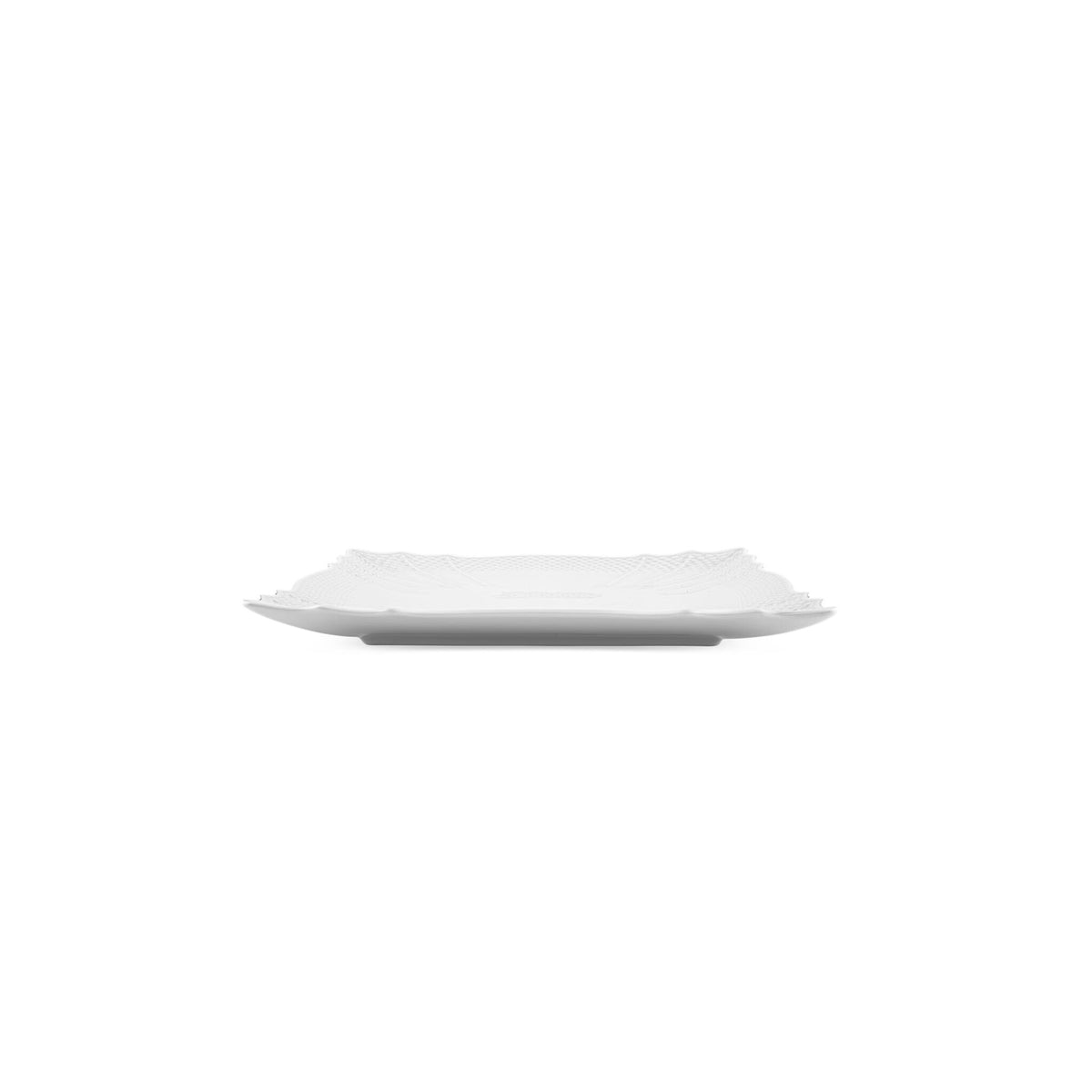 Ginori 1735 Vecchio Ginori Square Charger Plate, White, view 4