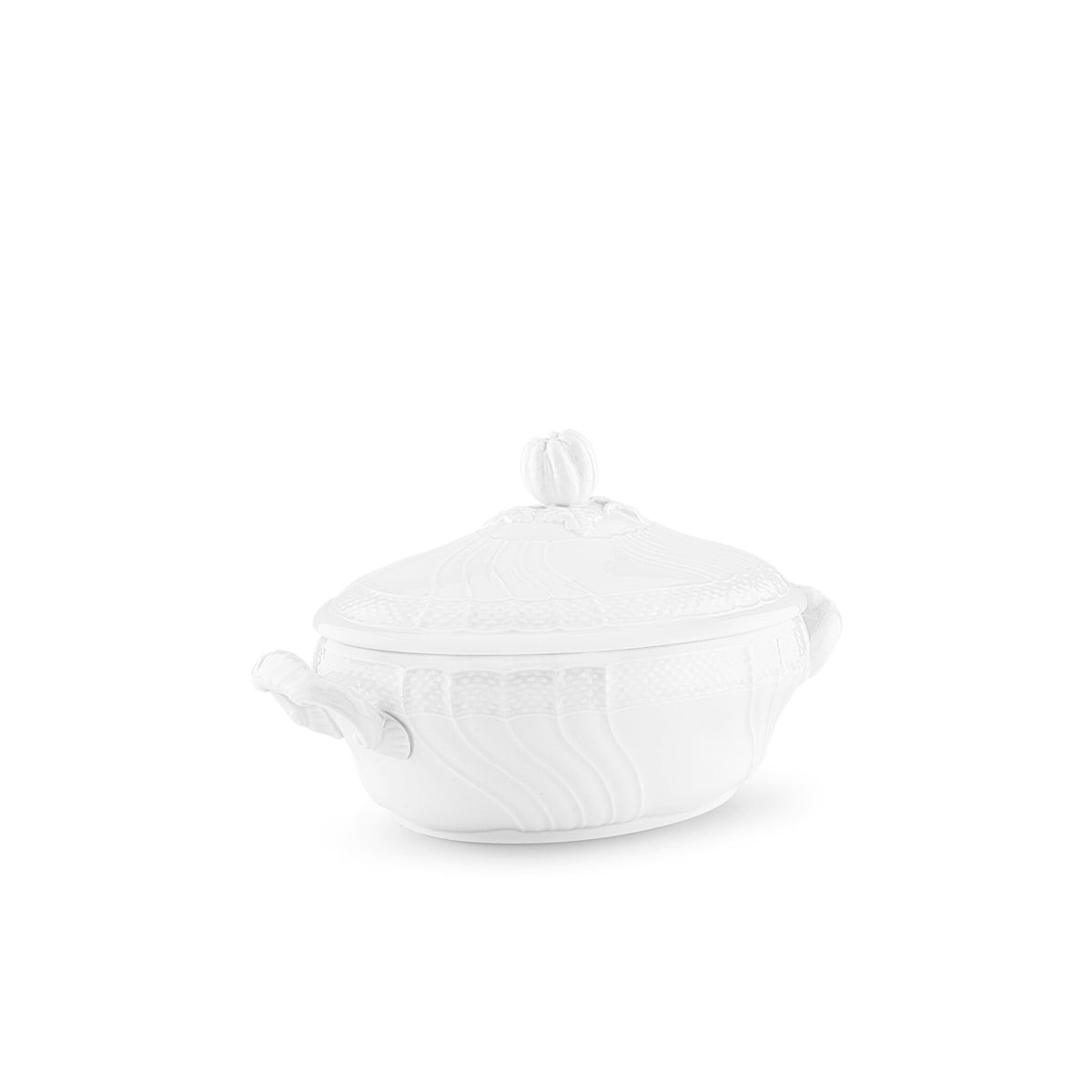 Ginori 1735 Vecchio Ginori Tureen, White, view 2