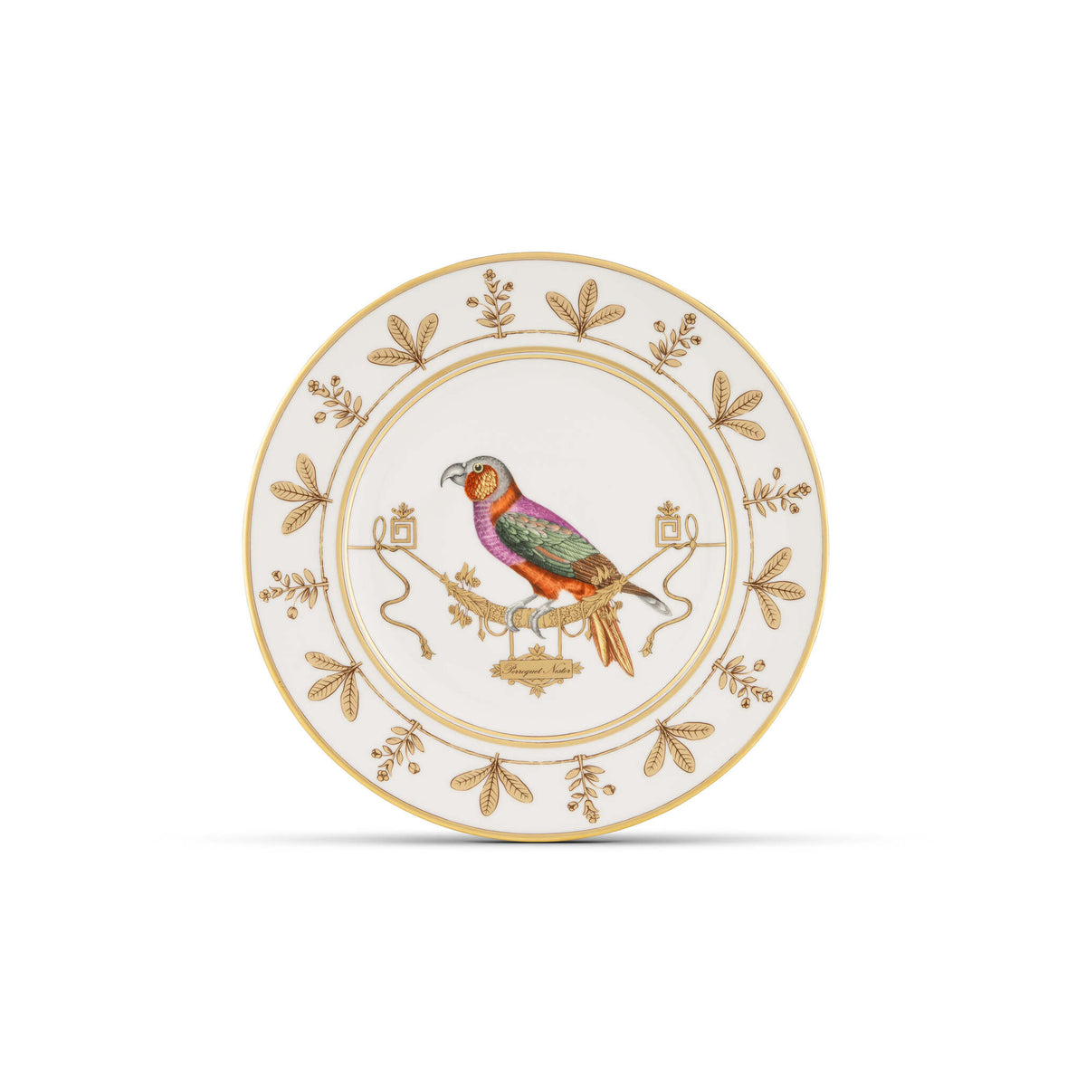 Ginori 1735 Voliere Charger Plate, Perroquet Nestor