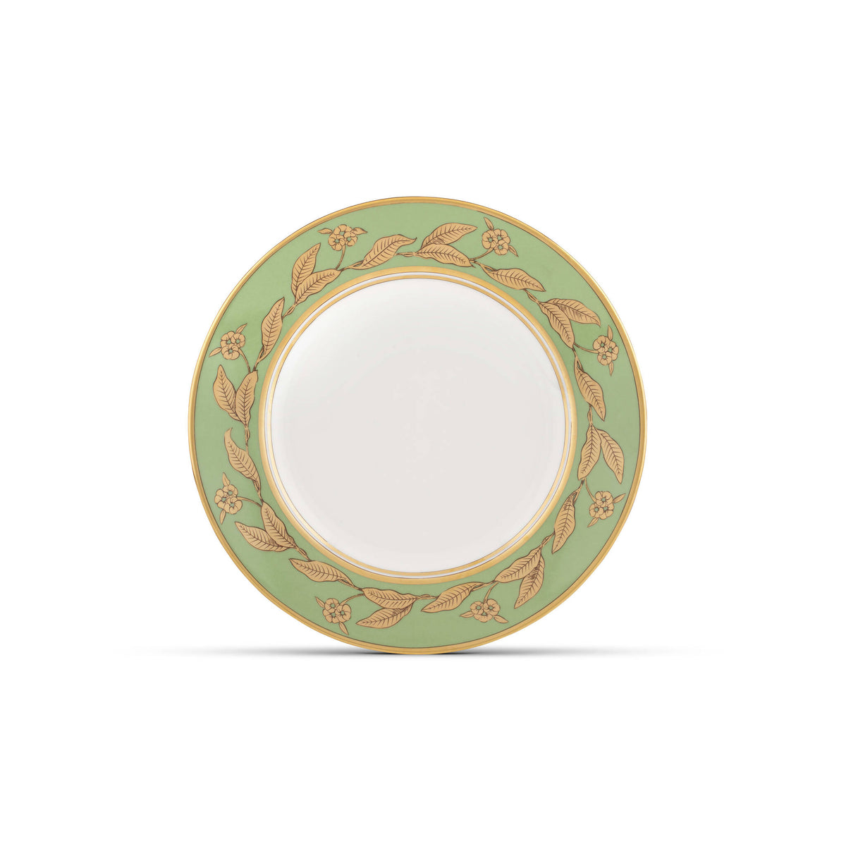 Ginori 1735 Voliere Dessert Plate, Moss Green