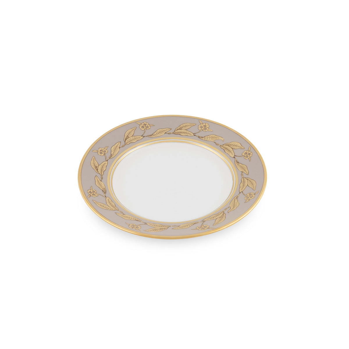 Ginori 1735 Voliere Dessert Plate, Taupe, view 2