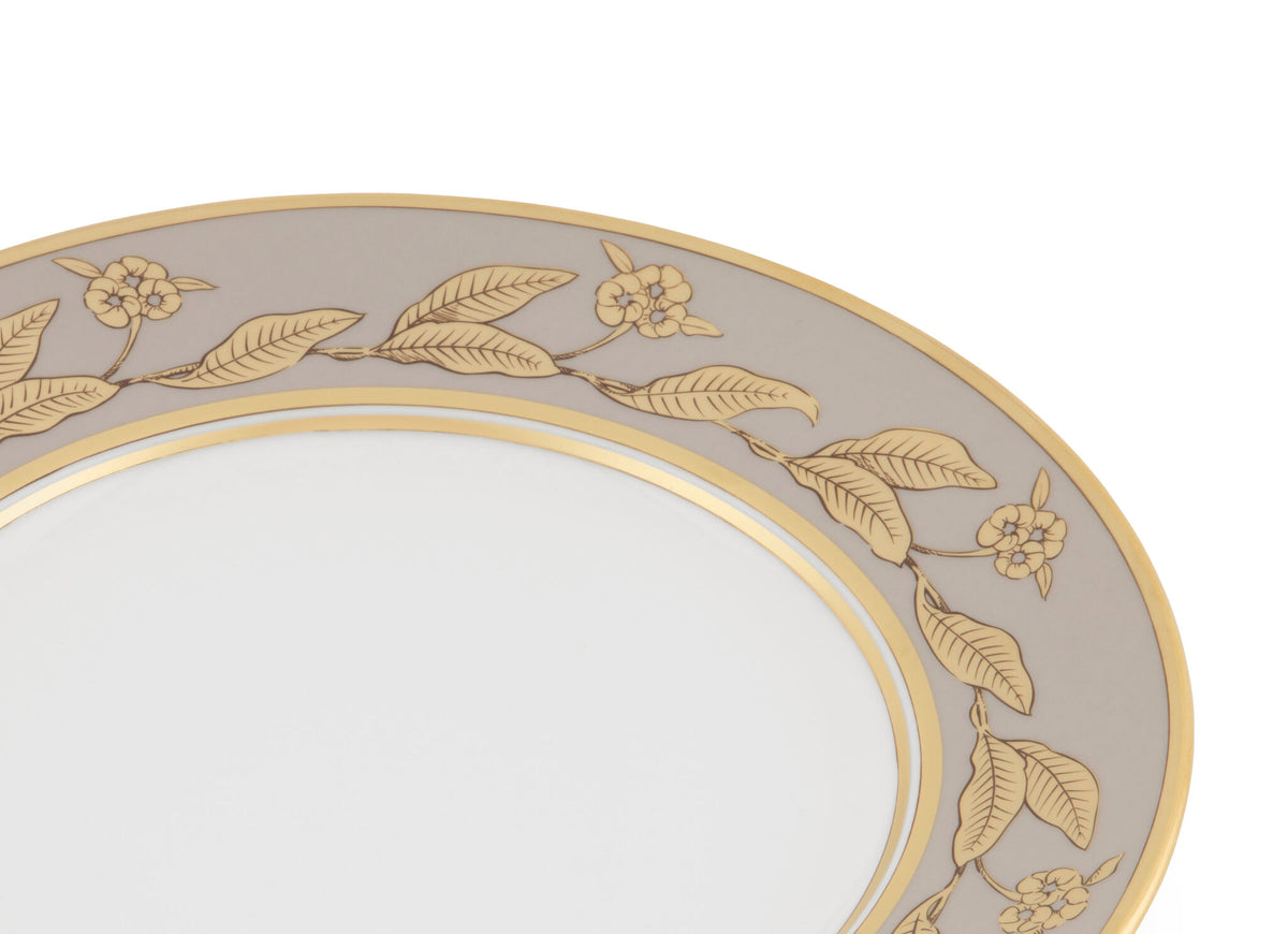 Ginori 1735 Voliere Dessert Plate, Taupe, view 3