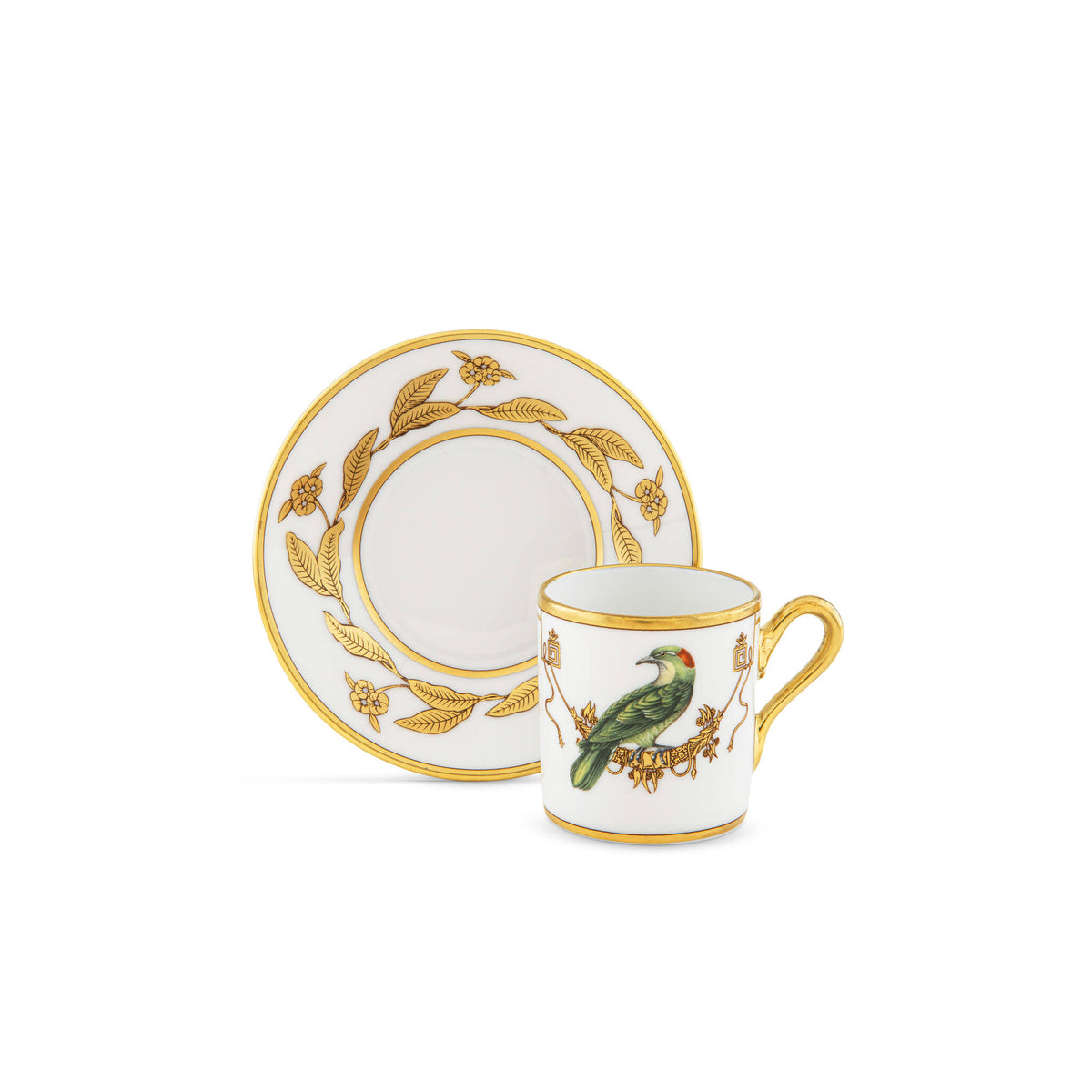 Ginori 1735 Voliere Espresso Cup, Coucou Didrie, view 3