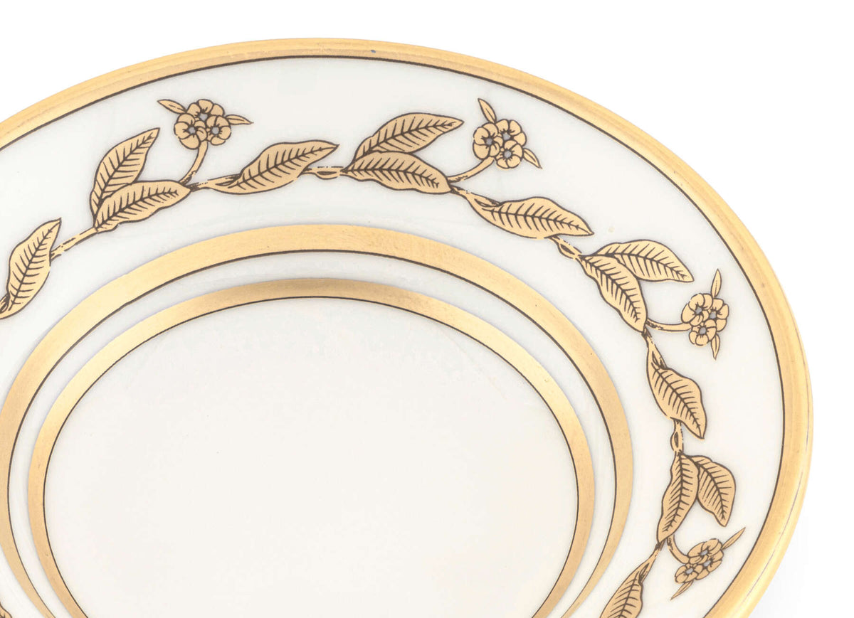 Ginori 1735 Voliere Espresso Saucer, White, view 3