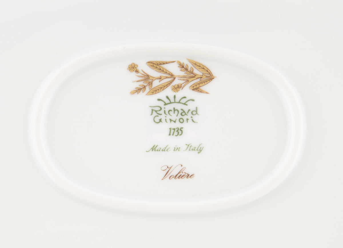Ginori 1735 Voliere Large Oval Platter, Perroquet Nestor, view 5