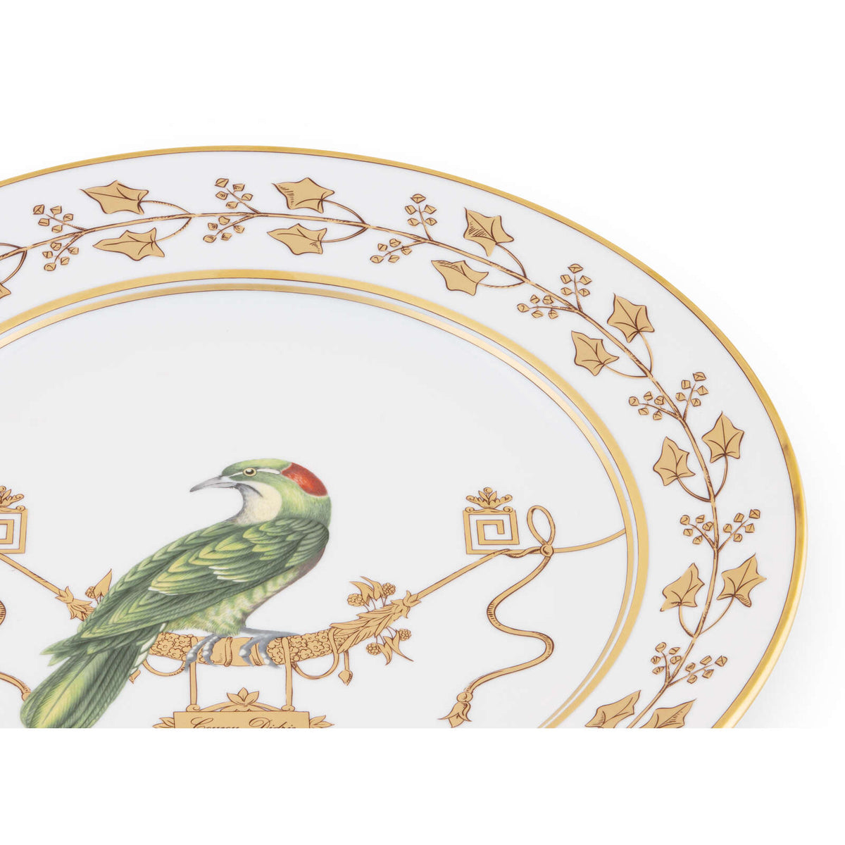 Ginori 1735 Voliere Round Platter, Coucou Didrie, view 3