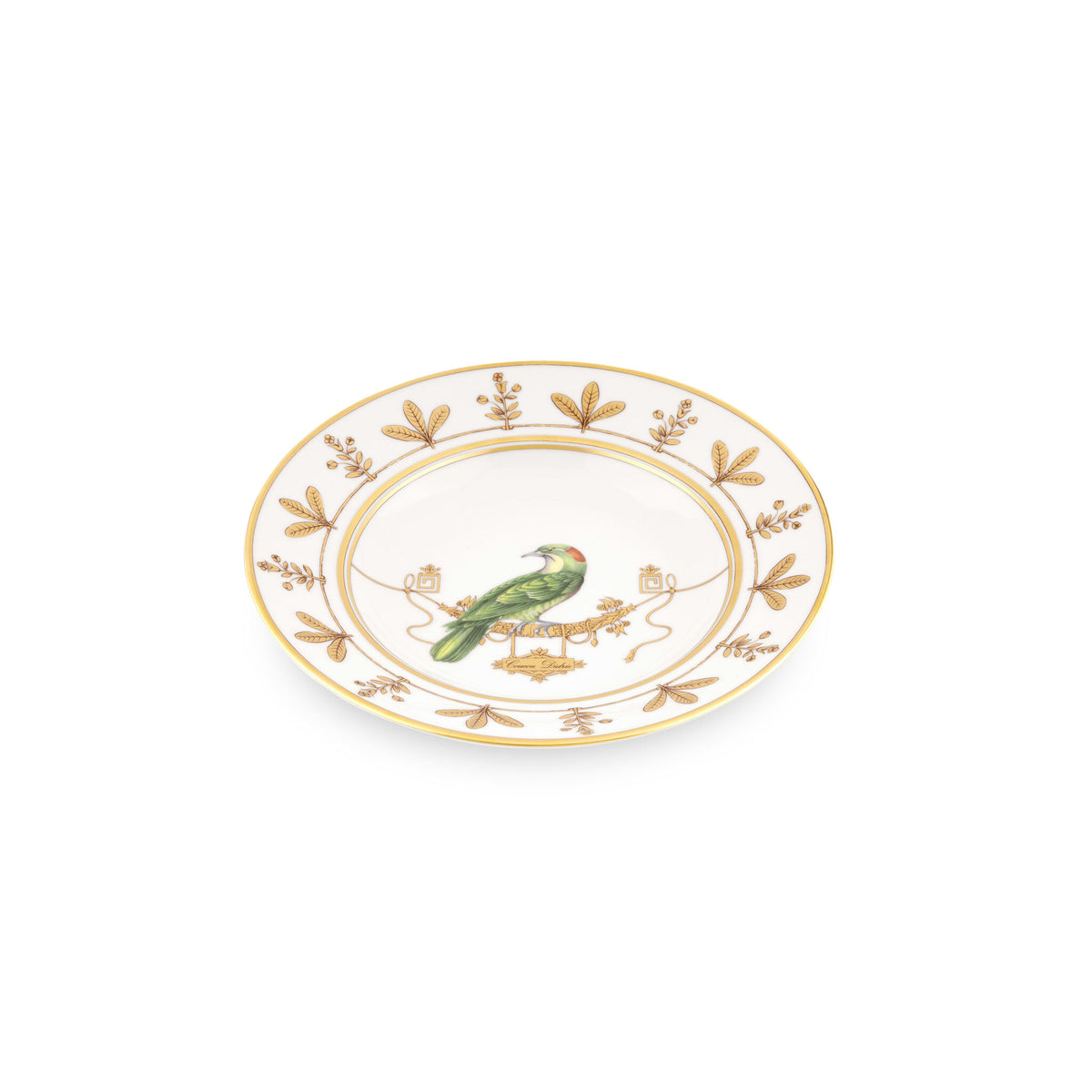 Ginori 1735 Voliere Soup Plate, Coucou Didrie, view 2