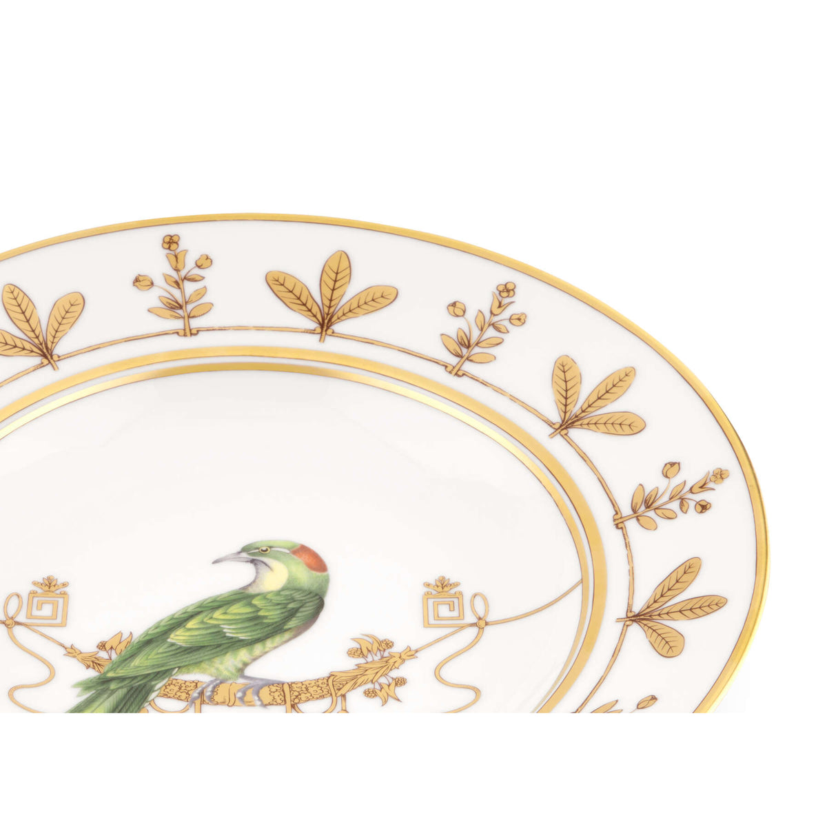 Ginori 1735 Voliere Soup Plate, Coucou Didrie, view 3