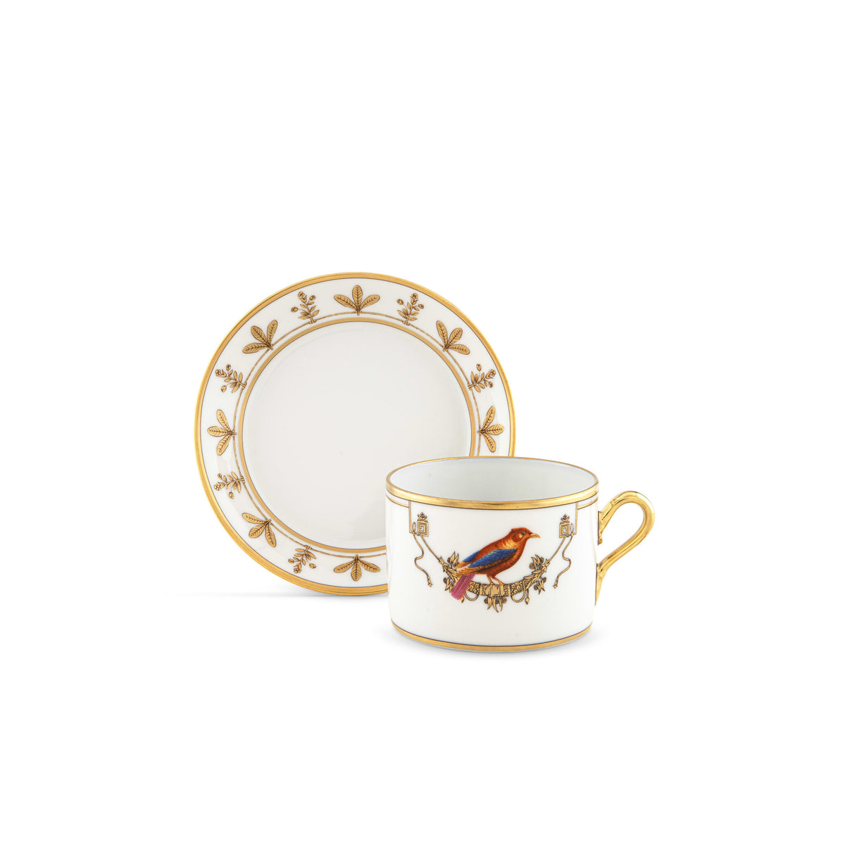 Ginori 1735 Voliere Tea Cup, Tangara du Canada, view 3