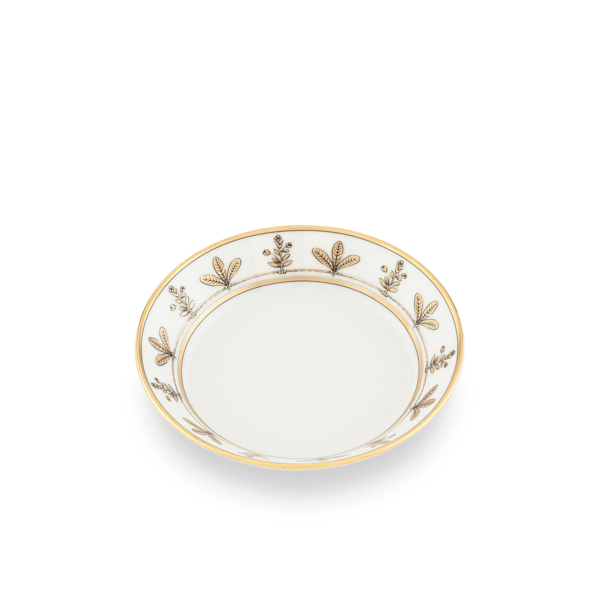 Ginori 1735 Voliere Tea Saucer, White, view 2