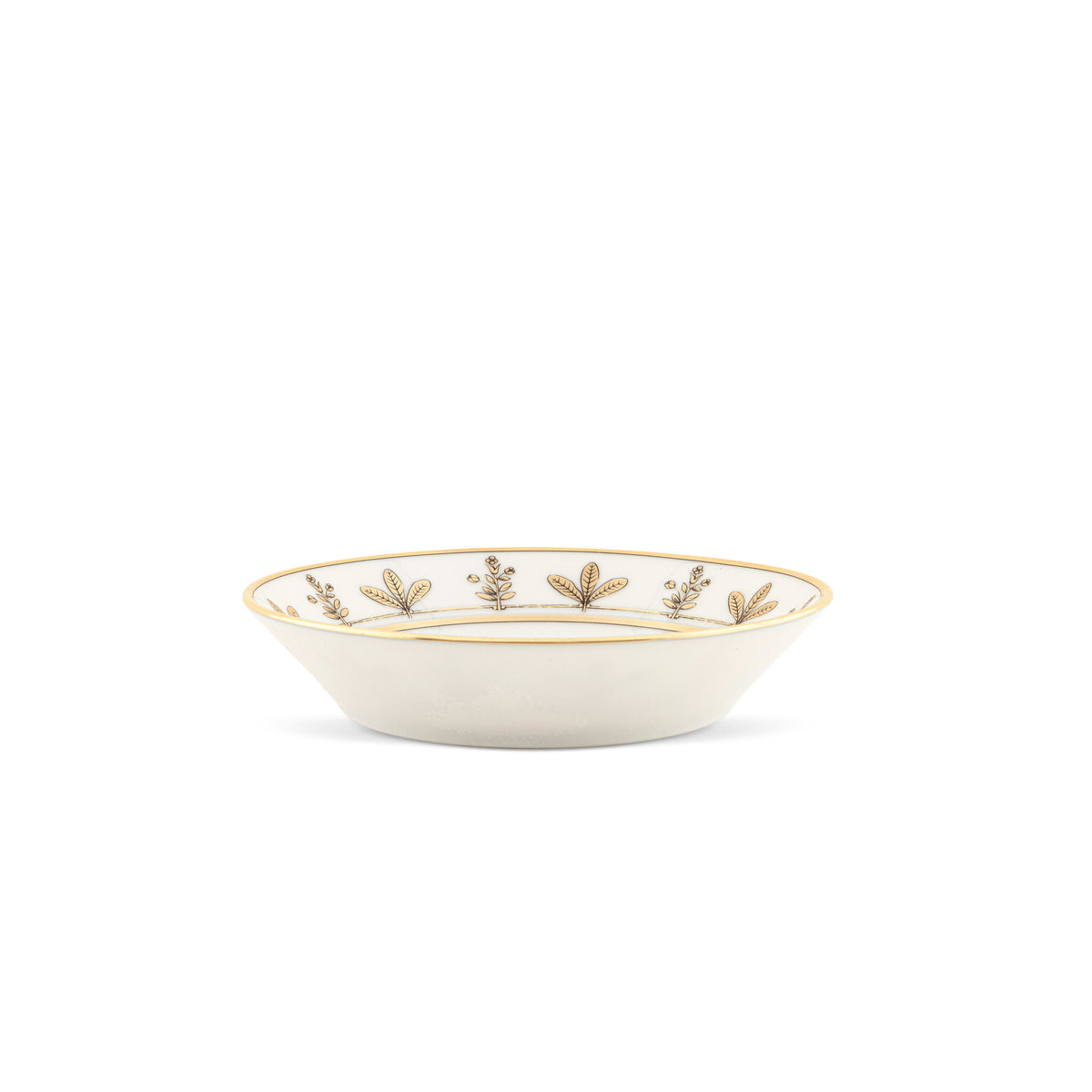 Ginori 1735 Voliere Tea Saucer, White, view 4