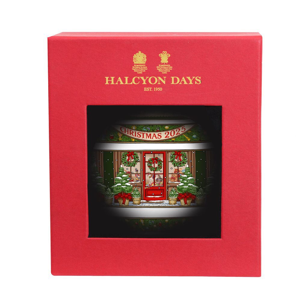 Halcyon Days 2025 the Wonder of Christmas 3" Bauble Christmas Ornament, alternate view