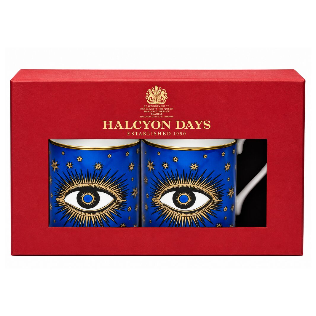Halcyon Days Evil Eye Mug Set of 2