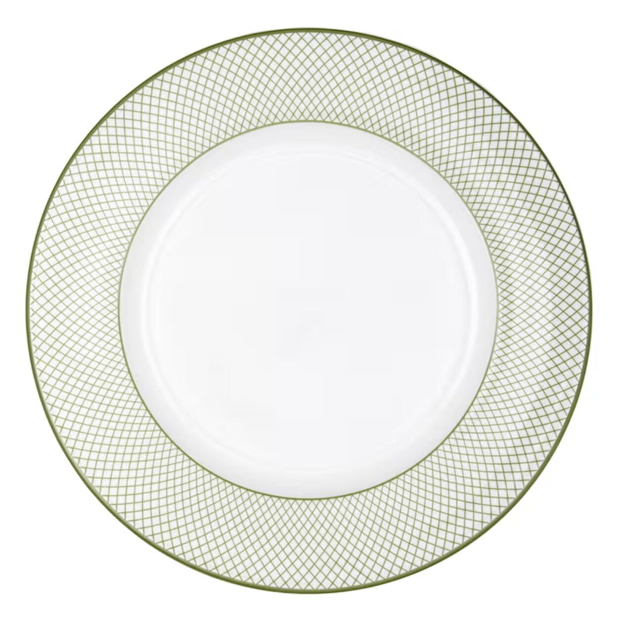 Halcyon Days Green Trellis - 8" Plate