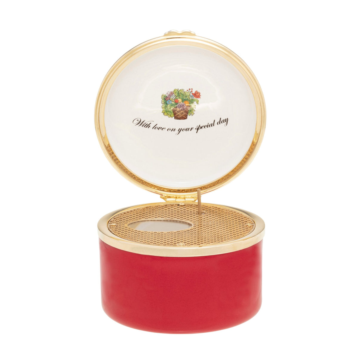 Halcyon Days "Happy Birthday" Musical Box, alternate view
