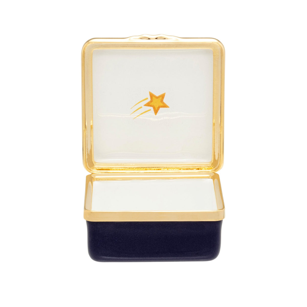 Halcyon Days "I Love You To the Moon and Back" Enamel Box - Personalised, alternate view