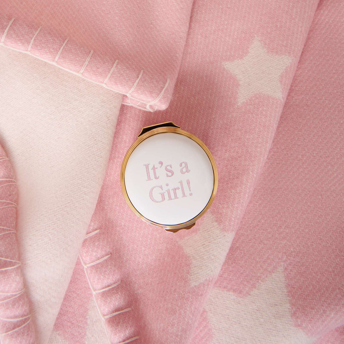 Halcyon Days "It's a Girl" Box - Personalised, alternate view