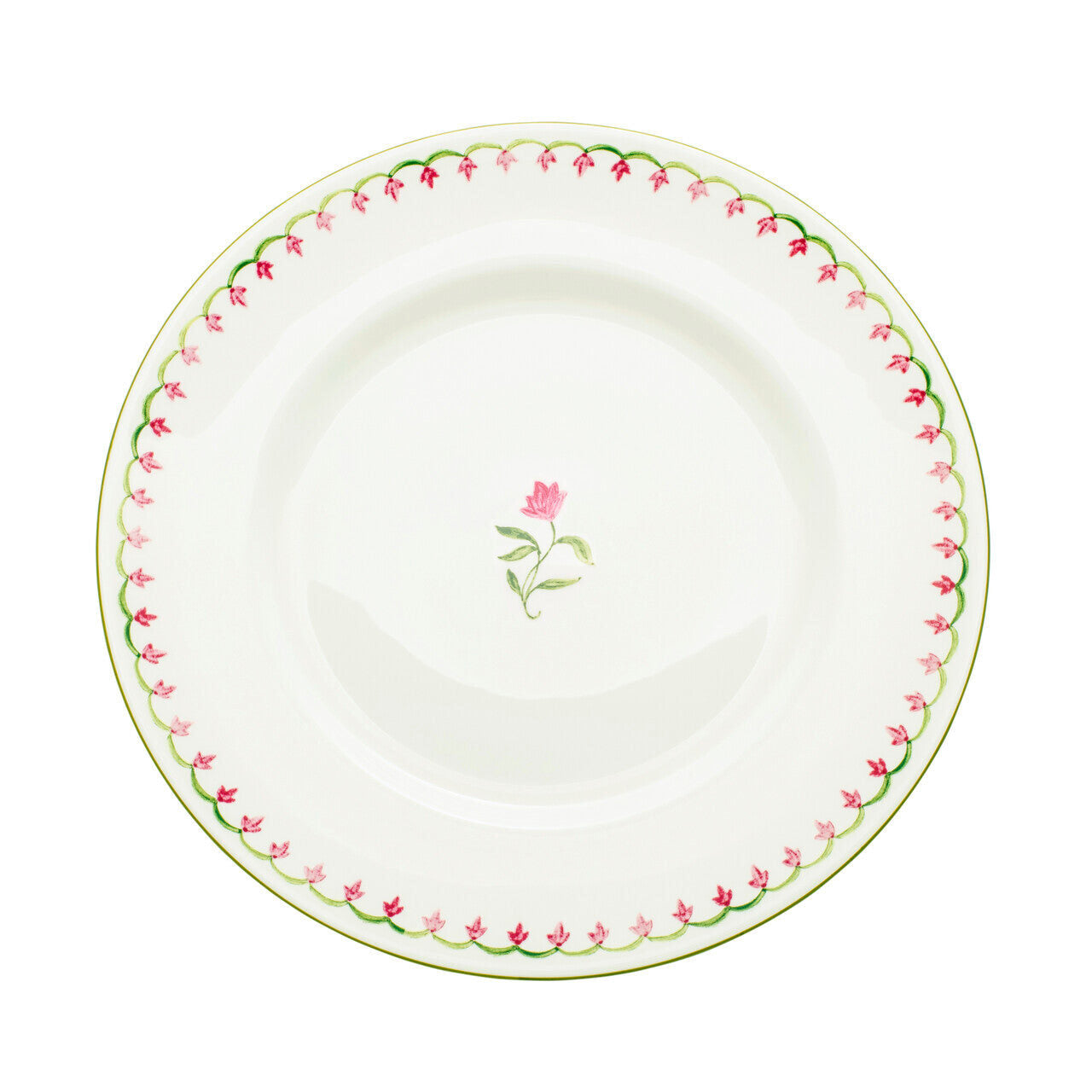 Halcyon Days Marguerite Pink 8" Plate By Nina Campbell
