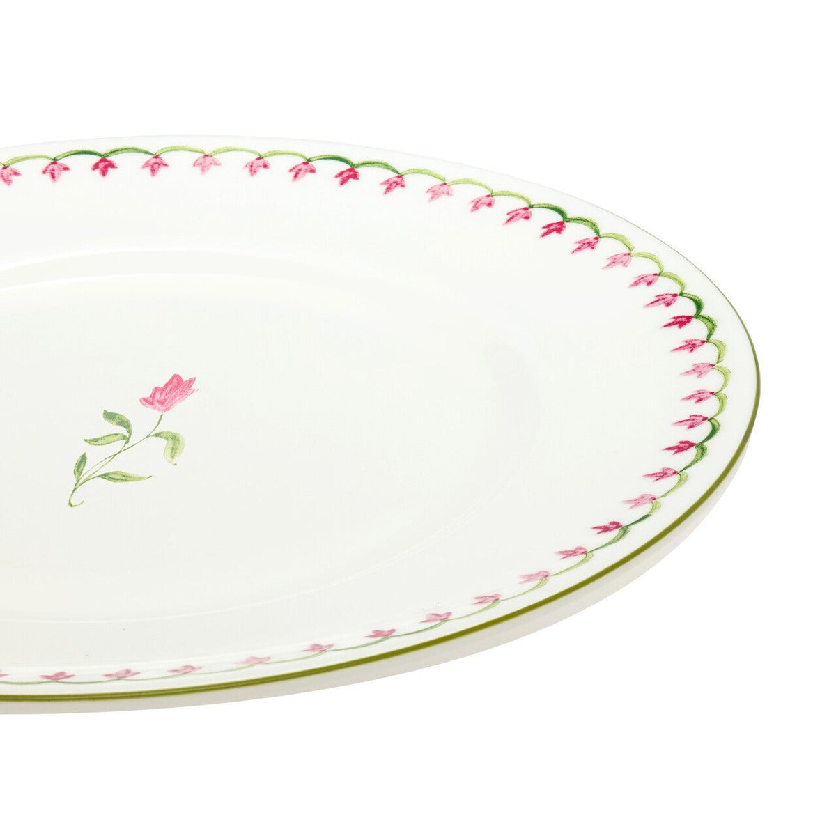 Halcyon Days Marguerite Pink 8" Plate By Nina Campbell, alternate view