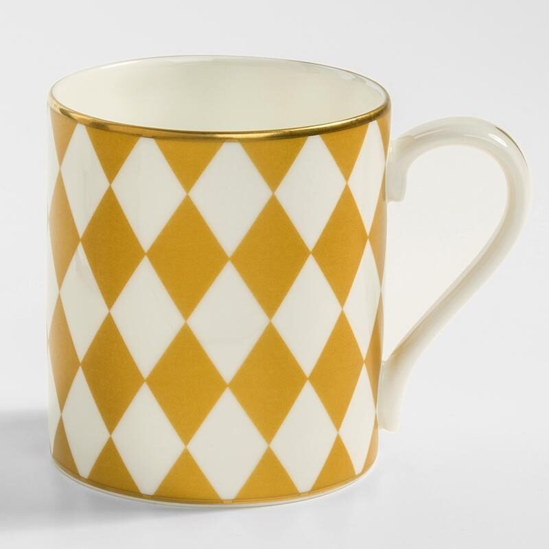 Halcyon Days Parterre Gold - Fine Bone China Mug