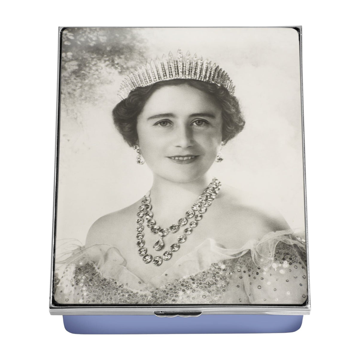 Halcyon Days Portrait of HM Queen Elizabeth, the Queen Mother By Cecil Beaton Enamel Box