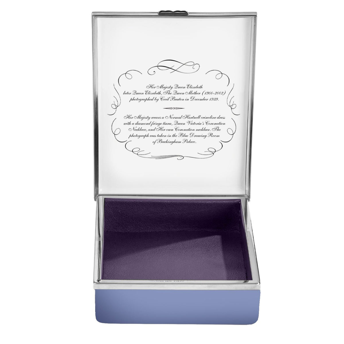 Halcyon Days Portrait of HM Queen Elizabeth, the Queen Mother By Cecil Beaton Enamel Box