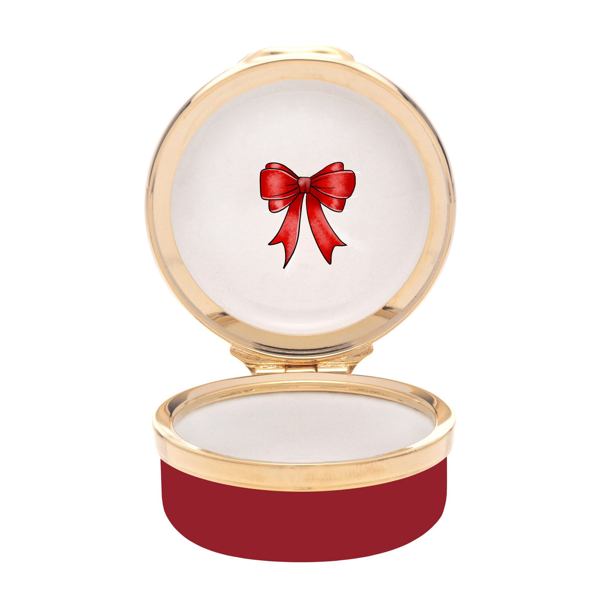 Halcyon Days Pussycat Wreath - Enamel Box, view 2