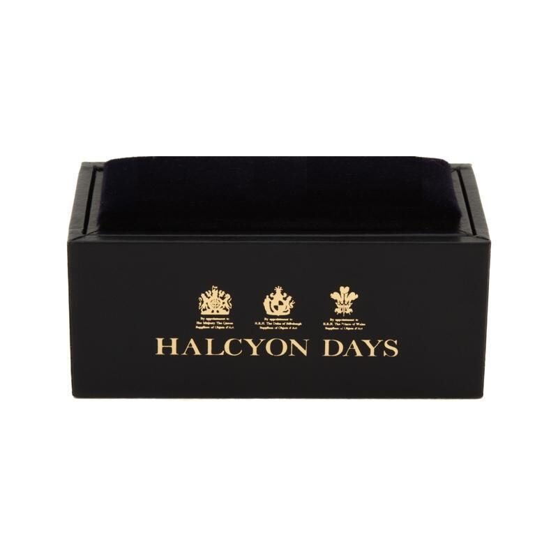 Halcyon Days Racing Car Rectangular Cufflinks Palladium, alternate view