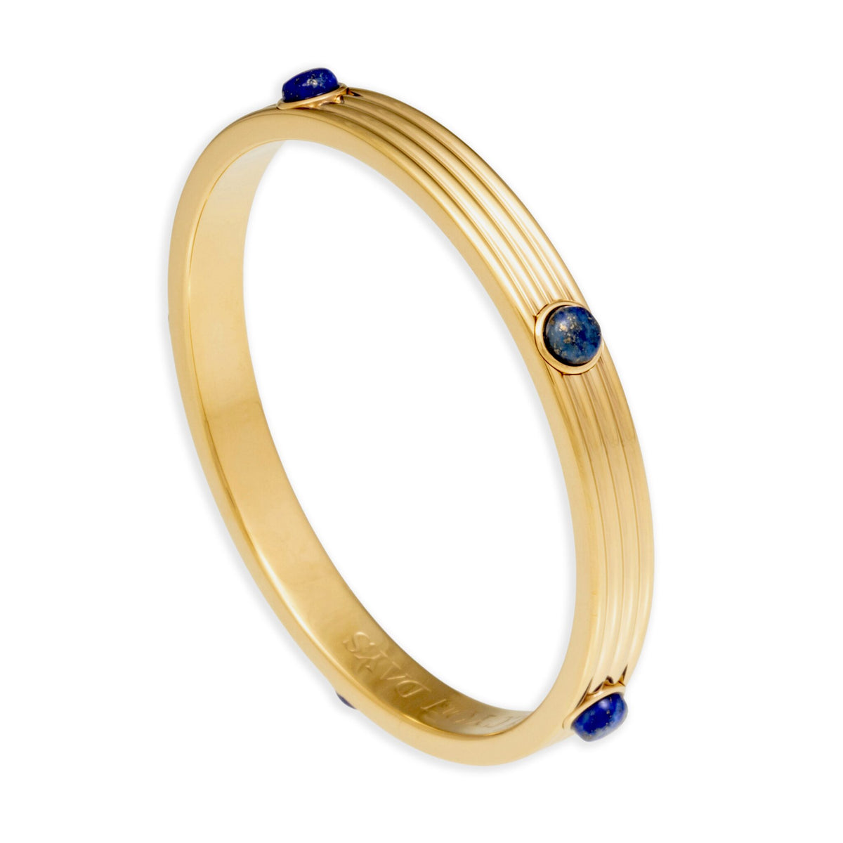 Halcyon Days Ribbed Cabochon Push-on Bangle in, alternate view