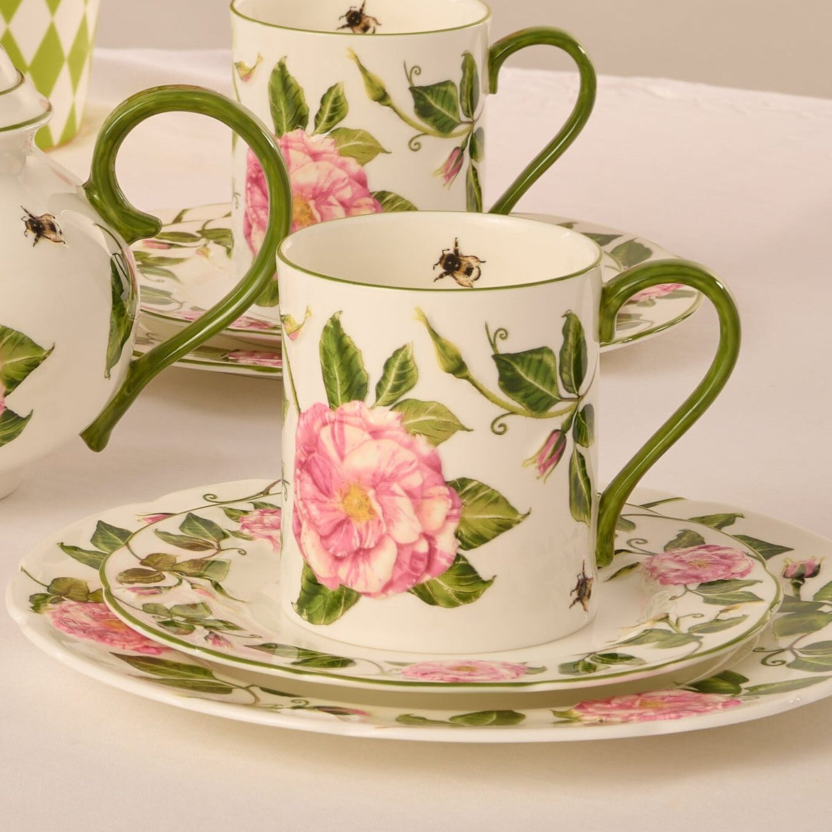 Halcyon Days The King's Rose Princess Mug, alternate view