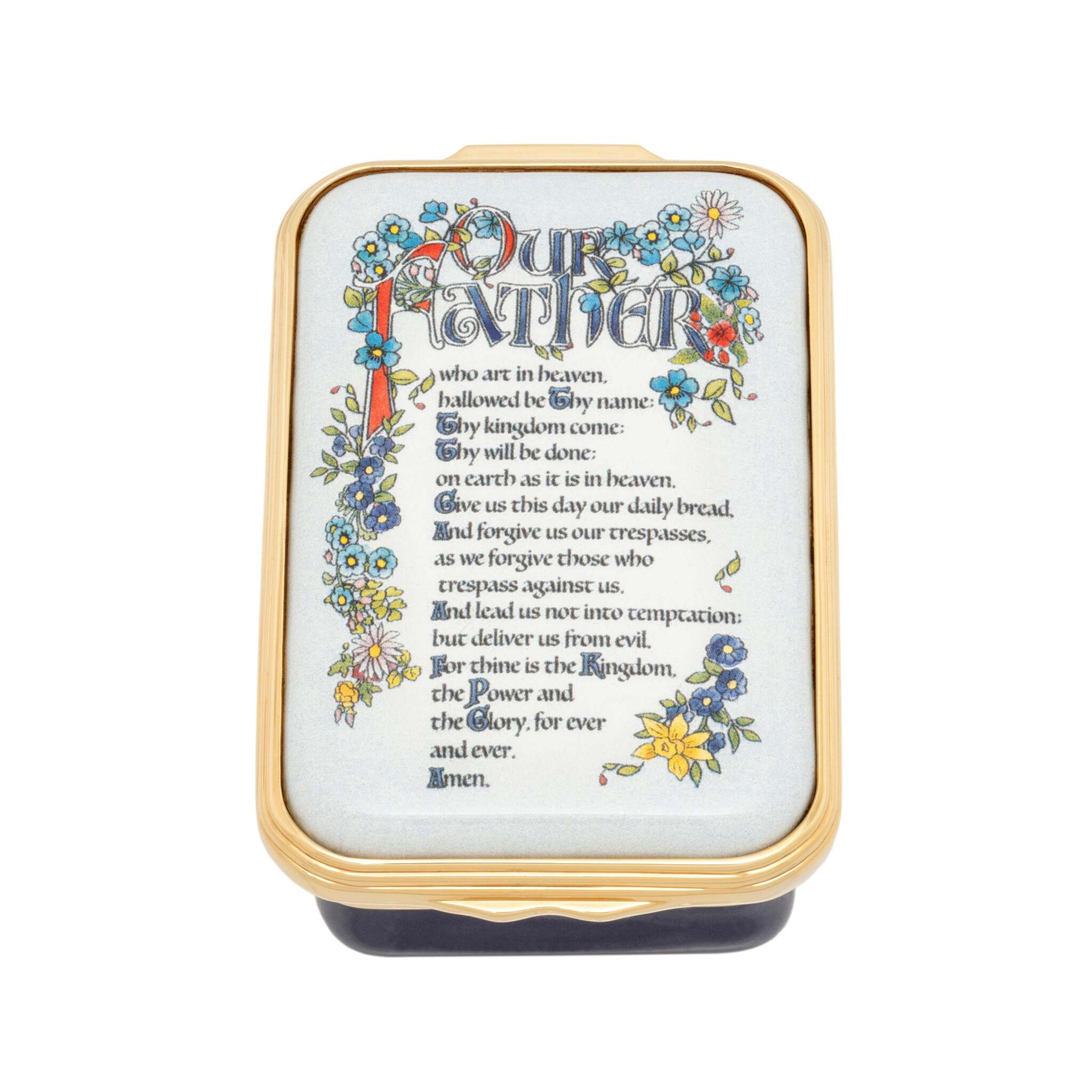 Halcyon Days The Lord’s Prayer Enamel Box