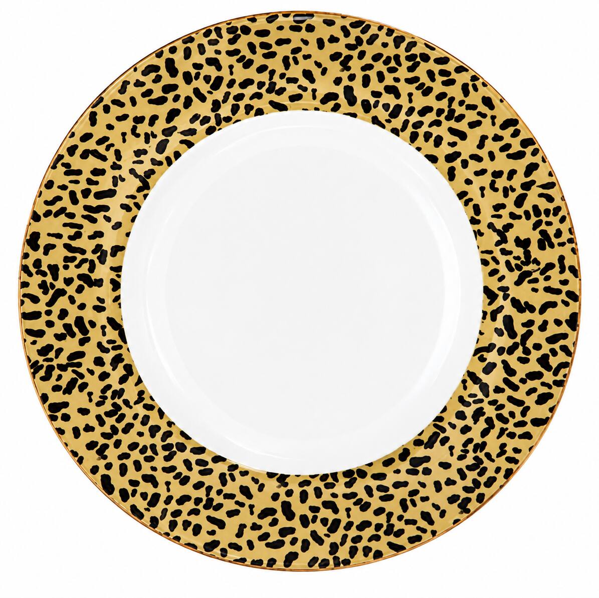 Halcyon Days TR - Leopard - 13" Charger Plate