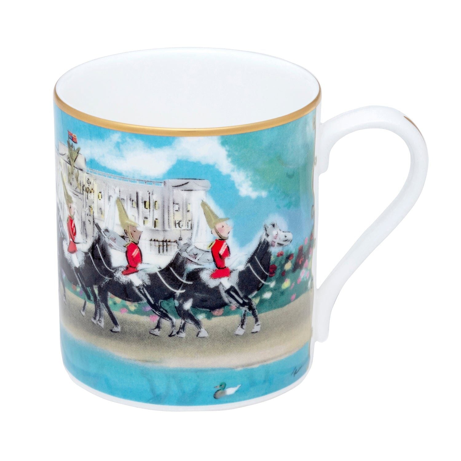 Halcyon Days Tug Rice "Life Guards on Parade" - Fine Bone China Mug