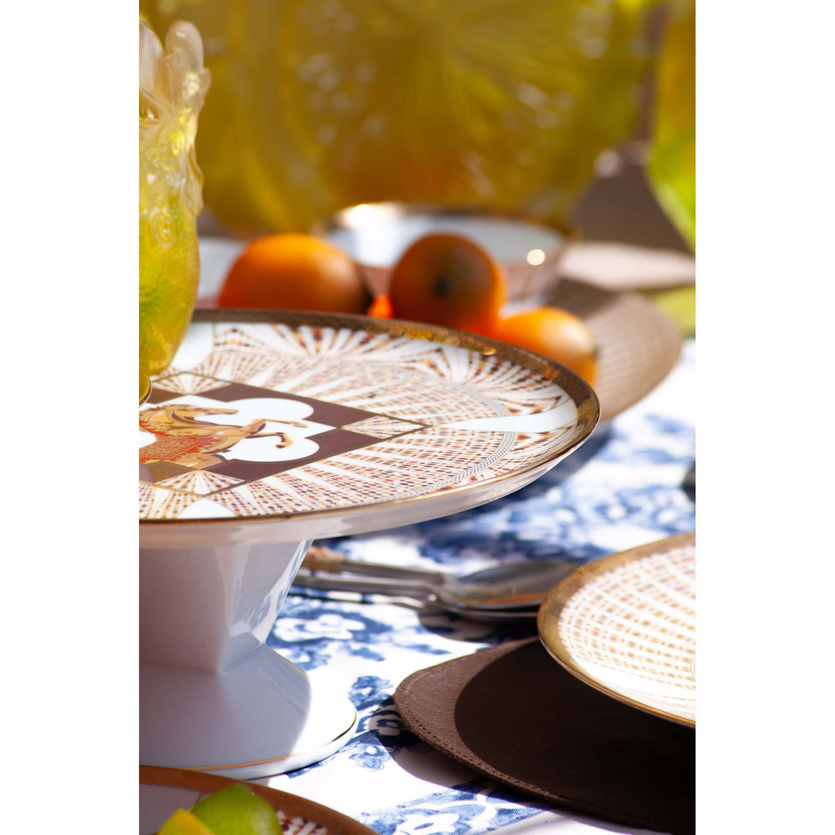 Haviland Cavalier Royal Footed Tart Platter Cake Stand, alternate view