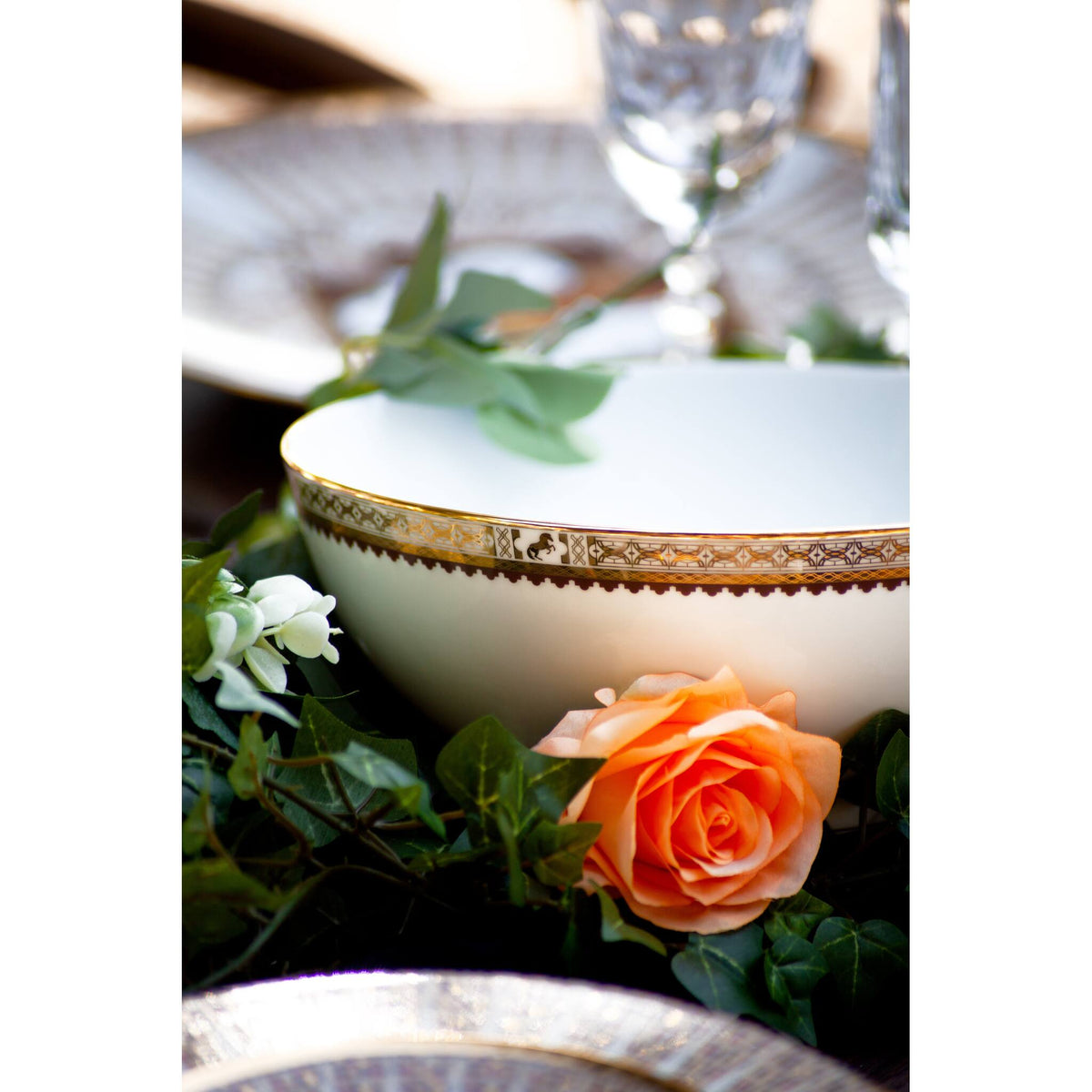Haviland Cavalier Royal Salad Bowl, alternate view
