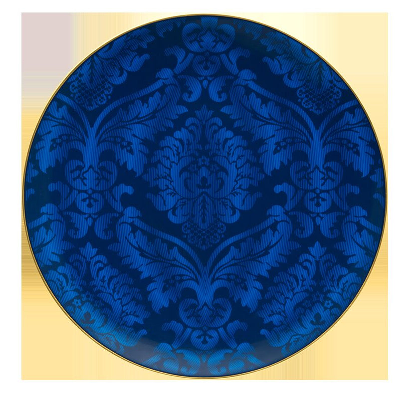 Haviland Damassé Blue Ritz Paris Service Plate