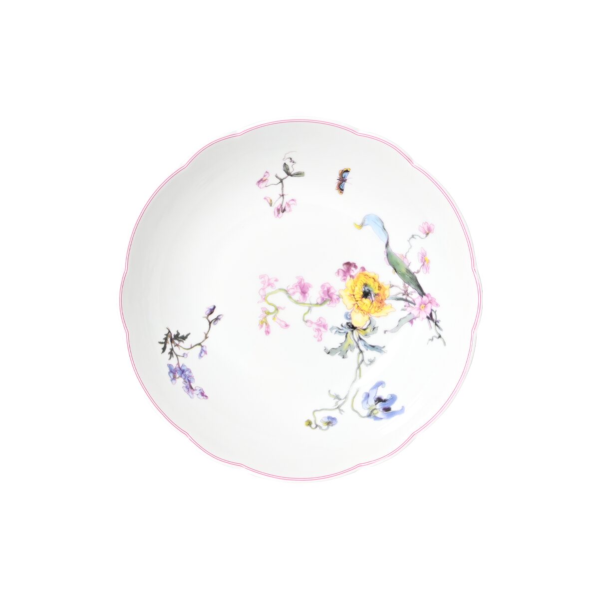 Haviland Fleurs d'Auteuil Coupe Soup Plate