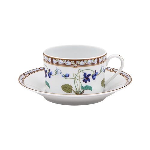 Haviland Impératrice Eugénie Teacup and Saucer Cup & Saucer Set, alternate view