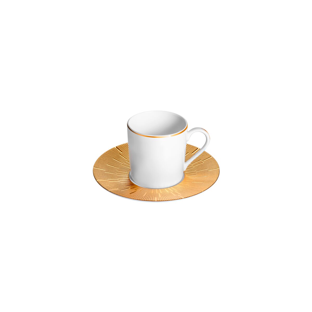 Haviland Infini Gold Coffee Cup and Saucer Cup & Saucer Set, alternate view