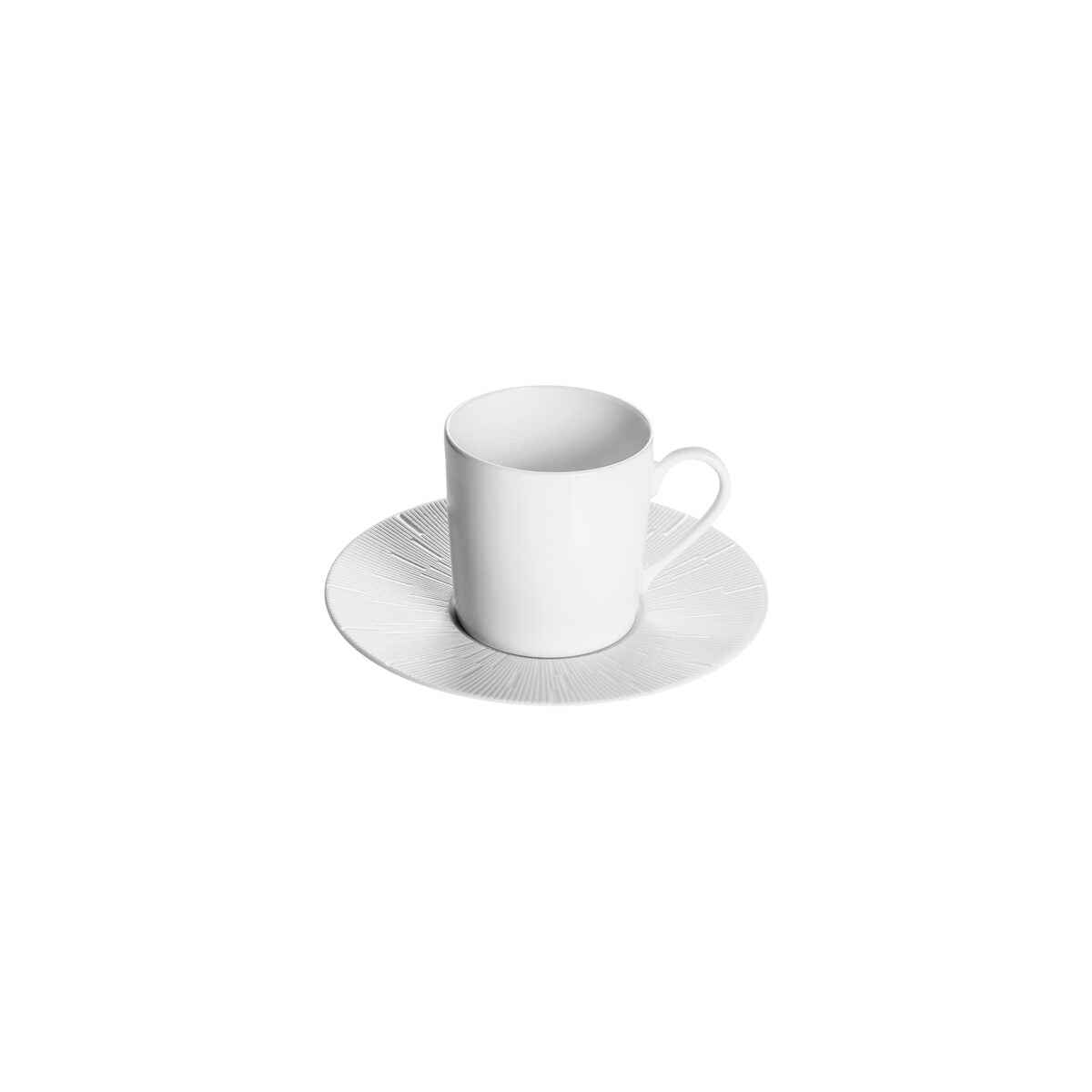 Haviland Infini White Coffee Cup and Saucer Cup & Saucer Set, alternate view