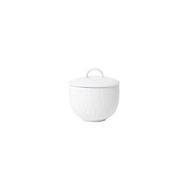 Haviland Infini White Sugar Bowl, alternate view