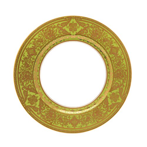 Haviland Matignon Apple Green Gold Salad Plate, alternate view