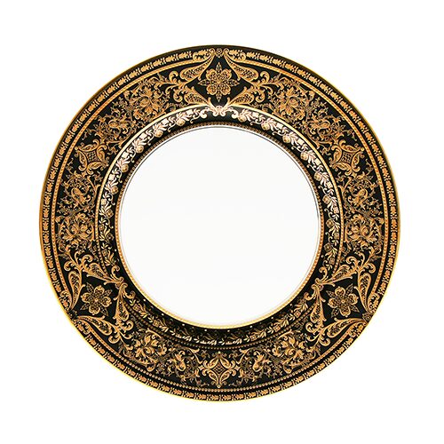 Haviland Matignon Black Gold Dinner Plate, alternate view
