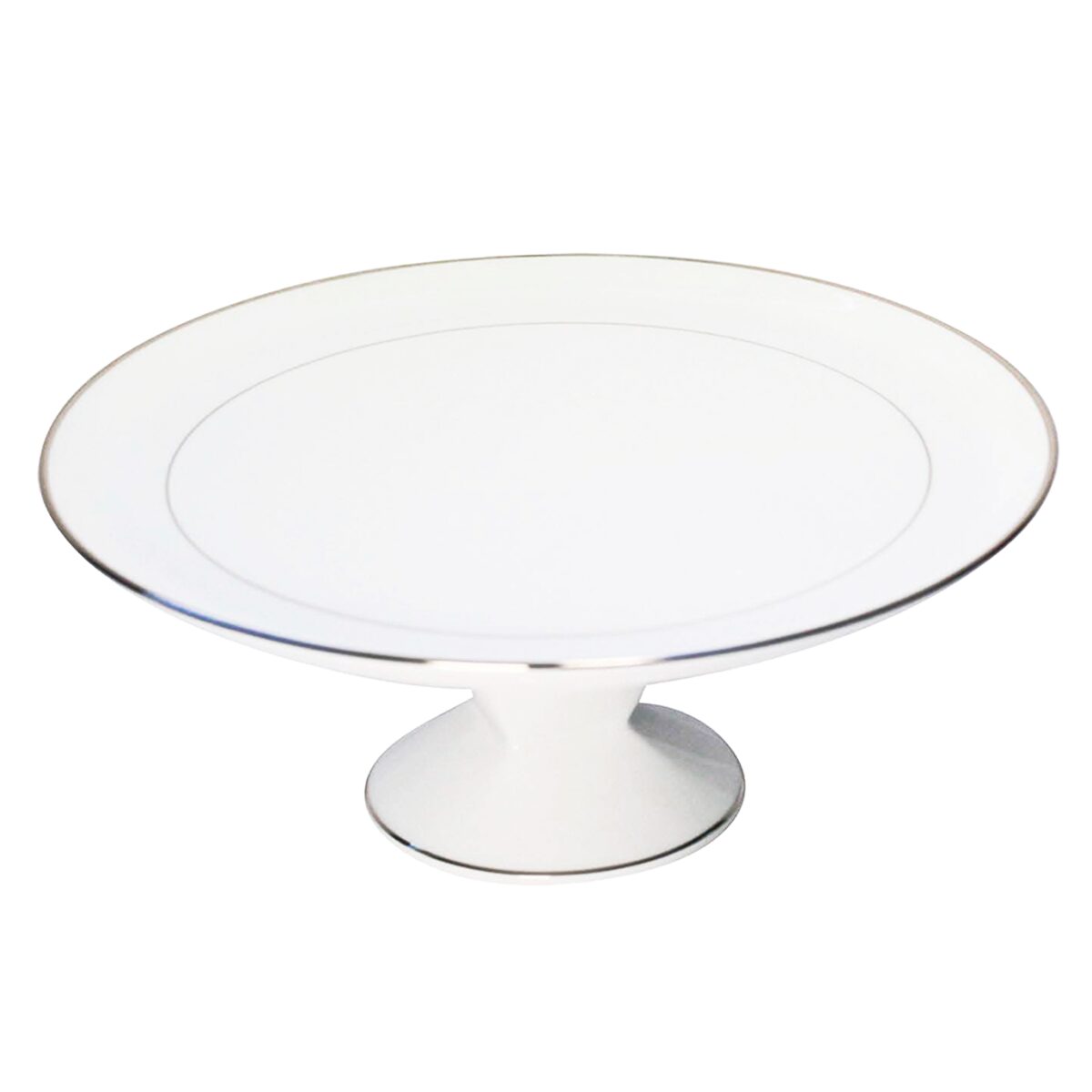 Haviland Orsay Platinum Footed Tart Platter Cake Stand, alternate view