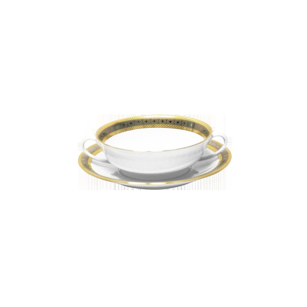 Haviland Place Vendôme Cream Soup Cup and Saucer